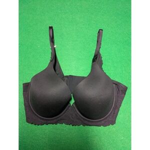 Aerie Bra Black 36D Real Sunnie Lace Full Coverage Underwire Real Good Padded